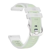 20mm Quick Release Sport Band for Garmin Forerunner 170 245 70 570 42mm Silicone Replacement Strap Soft Durable Watch Wristband 20mm Quick release white