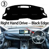 Dashboard Cover Protective Pad for Nissan Qashqai J12    2024 Car Dash Board Sunshade Anto-UV Carpet Right Hand Black gray