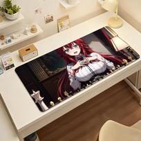 High School DxD Rias Gremory Pelės Padas Kompiuterio Nešiojamojo Kompiuterio Guminis Neslystantis Pelės Kilimėlis Pelės Kilimėlis Žaidėjams Dekoras Stalo Kilimėlis 30cmx60cm white