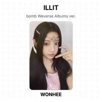 ILLIT bomba Weverse Albumai vers.. Oficiali nuotraukų kortelė WONHEE 02