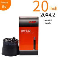 Zhengxin 20 colių dviračio padanga ir kamera sniegui ir paplūdimiui, 20x4.0 black