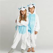 Kigurumi Onesie Vaikiškos Vienaragio Pižamos Vaikams Gyvūnai Animaciniai Miegamieji Kostiumai Kūdikiams Žieminiai Mergaičių Licorne Jumspuit 7T white