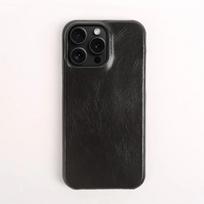 Business Genuine Leather Case for iPhone 16 Pro Max 14 13ProMax 12 11 Magnetic Magsafe Premium Cowhide Phone Cover Back Coque For iPhone17 Pro Max&Genuine Leather black