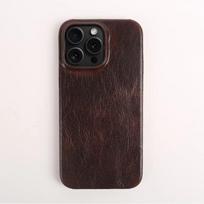 Business Genuine Leather Case for iPhone 16 Pro Max 14 13ProMax 12 11 Magnetic Magsafe Premium Cowhide Phone Cover Back Coque For iPhone17 Pro Max&Genuine Leather black