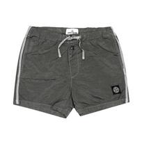 Stone ISland Men S Swim ShortS Eco Nylon Metal Wappen Logo Patch l1S15b100003 S0 L1S15B100003 S0043 V005G (XXL) gray
