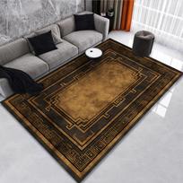 Classical Black Gold Oriental Carpet Luxury Large Area Rugs 160x200cm Washable Living Room Bedroom Decor Mats 80*120cm