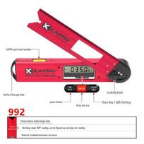 KAPRO 992 Digital Woodworking Angle Meter - High Precision, Multifunctional Ruler Other red