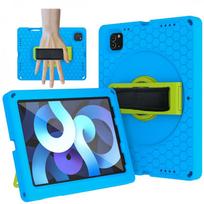 12.9-inch IPad Pro Silicone Case With Full Coverage Rotating Stand Anti-Slip Grip Kids Business Use iPad 9.7 inch black