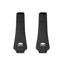 2 vnt. kokybiškos odinės automobilio sėdynės galvos atramos apdangalo aksesuarai Chevrolet Corvette Montana TrailBlazer Silverado Traverse Camaro brown