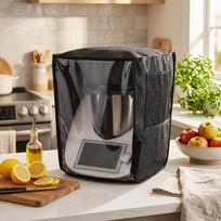Dust Cover Fit for Thermomix TM5 TM7 Food Processer Kitchen Machine Dust Cover for Cooker Protector black