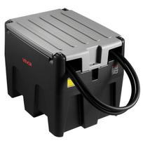 VEVOR Nešiojamas dyzelinio kuro bakas, 220 l talpa ir 10 GPM srauto greitis, Kuro bakas su 12 V elektriniu perpumpavimo siurbliu ir 4 m žarna 80 x 63 x 64 cm juoda