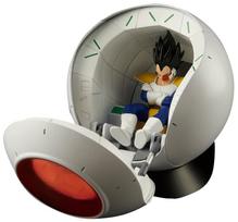 Mechanics Dragon Ball Saiyan Spaceship Pod Plastic Model Kit Figure-rise Pre-colored gray