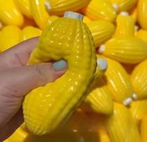 Naujas Traškus Minkštas Kukurūzų Streso Kamuoliukas - Suspaudžiamas Žaislas Nerimui Malšinti, Fidget Sensorinis Žaislas Suaugusiems Minkštas Pojūtis Asmr Sensorinis Suaugusiems brown