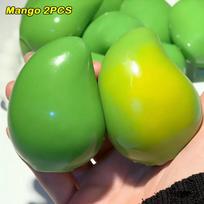 @@Handmade Crunchy Lemon Mango Stress Ball Squeeze Toy, Color-Changing Squishy Fidget Ball, Asmr Sensory Stress Relief Toy