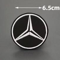 Siuvinėti Automobilio Audinio Lipdukai Drabužių Skylės Lopas Lipdukas Mercedes Benz AMG GLA W176 CLK W209 W202 W220 W204 W203 W210 GLC Hand-sewn style black