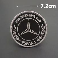 Siuvinėti Automobilio Audinio Lipdukai Drabužių Skylės Lopas Lipdukas Mercedes Benz AMG GLA W176 CLK W209 W202 W220 W204 W203 W210 GLC Hand-sewn style