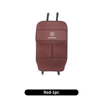 Apsauga nuo įbrėžimų automobilio sėdynės atlošui, apsauga nuo spyrių, vaiko apsauginis dangtelis, kilimėlis, skirtas Mercedes Benz AMG A C E S klasėms, W201 W210 W108 W204 W205 raudona