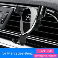 Car Phone Holder Air Vent Clip Gravity GPS Mount Stand For Mercedes Benz W203 W204 W205 CLK CLS GLA Interior Mouldings JSZJ-DP-B juoda