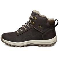 Men Winter Warm Snow Boots Fur Lined Lace Up Outdoor Climbing Walking Work Waterproof Sneakers 48 tamsiai ruda spalva