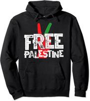 Falasteen Palestine Patriotic Graphic Palestine Map Unisex Hooded Sweatshirt XL black