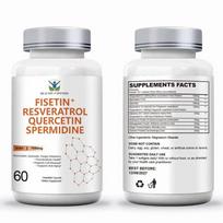Healthy Partner High-Concentration Fisetin Plus Resveratrol Quercetin Spermidin 3 pcs 60 Tablets