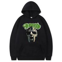 Animacinis filmas Mf Doom Hoodie Vyriški Moteriški megztiniai ilgomis rankovėmis megztiniai Megztiniai su gobtuvu Žieminiai Harajuku Gatvės drabužiai Drabužiai Viršutiniai S gray