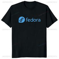 Fedora Linux Saugumas Stabilumas Našumas Kūrėjams Marškinėliai Laisvalaikio Mada Laisvi Harajuku Vyriški Marškinėliai Hip Hop Moteriški Marškinėliai 4XL black