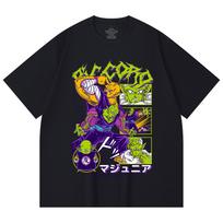 230 Gsm 100% Cotton Dragon Ball V3 Piccolo Print Unisex Heavy Cotton T Shirt M juoda