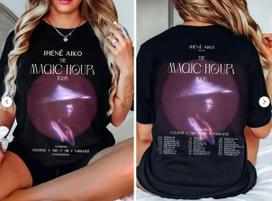 Jhene Aiko The Magic Hour Tour 2024 Shirt, Jhene Aiko Fan Shirt, Jhene Aiko 2024 S blue