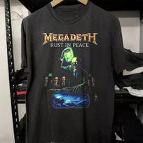 Megadeth Rust in Peace Album Cover Unisex Black Cotton T-Shirt L black