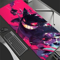 90x40cm Pelės kilimėlis Žaidėjui Didelis XXL Kompiuteriui Nešiojamam kompiuteriui Pelės kilimėlis Kilimas Žaidimų priedai P-Pokemons G-Gengar Klaviatūros Stalo kilimėlis 30cmx60cm black