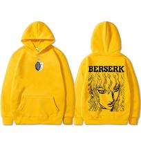 Anime Berserk Griffith Hoodie Retro Manga Skull Knight Gatsu Zodd Guts Sweatshirt Men Fashion Oversized Hoodies XL
