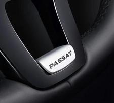 3D Aluminum Alloy Rline Emblem Car Steering Wheel Sticker REUJ2 Accessories For Volkswagen GTI Polo Golf Passat Scirocco Jetta Beetle black