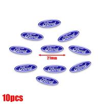 3D aliuminio automobilio nuotolinio valdymo pultelio emblemos lipdukai Ford Fiesta Ranger Fusion Mondeo Mustang Transit automobilių aksesuarams