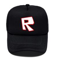 Roblox animacinis tinklelis beisbolo kepuraitė - Apsauganti nuo saulės snapelis Adult 58cm black