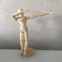 Medinis Manekenas Sąnarių Lėlės Modelis Tapybos Menininkas Piešimo Eskizas Manekenas 8 INCH gray