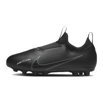 Nike Air Zoom Vapor 15 Synthetic Leather Round Toe Lace-Up Non-Slip Shock Absorbing Durable Low-Top Soccer Shoes Kids Soccer Shoes Black DJ5618-001 38.5 gray