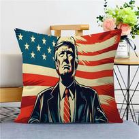 2025 Donaldas T-Trumpas Pagalvės Pagalvės užvalkalas Pagalvės užvalkalas Svetainės Sofos Namų Dekoravimas Individualus 12x12Inch red