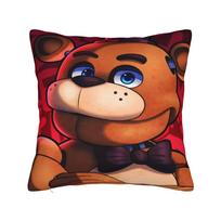 FNAF At Freddys Pillowcase Merchandise Printed Cushion Cover Gift  Throw Pillow Case Cover Car Multi-Size 12x12Inch multi