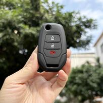 Keyless Remote Protection For SAIC MAXUS T60 LDV V80 G10 FOB T70 T90 Silicoen Soft Car Key Case Fob Holder Cover Car Accessories gray