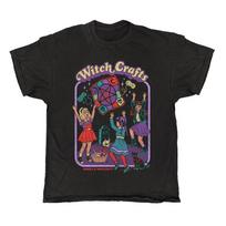 Nice men STEVEN RHODES Witch Crafts T ShirtSteven Rhodes Short Sleeve Unisex T-Shirt L black
