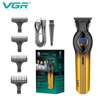 Original VGR V-921 Long Life Hair Trimmer Powerful Power Hair Salon Hair Trimmer Set for Men Hair Trimmer with LED Digital Display Home Razor Shaver auksas