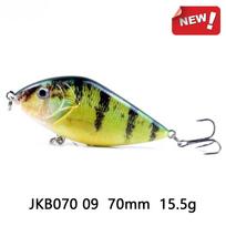 ALASICKA 70/100MM 14.5/45G Lydekoms, Musky Žvejybai Lėtai Skęstantis Jerkbait Žvejybos Masalas Slider Plaukimo Veiksmas Kietas Kūnas Jerk Bait yellow