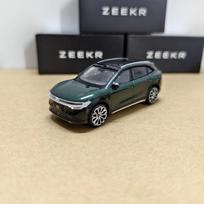 1:64 ZEEKR 7X visureigio lydinio automobilio modelis lieto metalo miniatiūrinis mastelis naujos energijos transporto priemonės automobilio modelis simuliacinis kolekcija vaikų žaislas dovana black