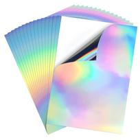 20x Spausdinamas holografinis vinilas Vandeniui atsparus lipdukų popierius Aukščiausios kokybės lipnus lapas 1 beige