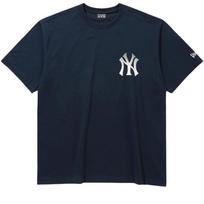 New Era SS26 MLB New York Yankees Halftone T-Shirt Unisex Tops Navy 15147536 L black