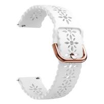 20mm Replacement Straps For Amazfit GTR Mini Women's Lace Wristband Bracelet GTS 4 Mini/2/2e/Bip3 Pro Silicone Band Accessories Amazfit GTS 2 Mini pilka spalva