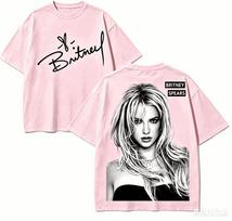 Britney Spears Gerbėjų Dovanų Marškinėliai Unisex Unisex Harajuku Oversized unisex Trumpomis Rankovėmis Streetwear Aukštos Kokybės Poroms Patogūs XL white