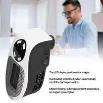 500W Black and White Mini Electric Heater Portable Wall Mounted Electric Heater Warmer for Home gray
