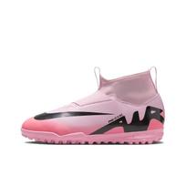 Nike Jr. Mercurial Superfly 9 Club Slip Resistant Mid top Kids' Soccer Shoes Pink Black Kids' DJ5616-601 38.5 gray